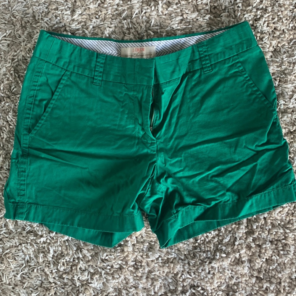 4” Inseam J Crew Chino Shorts